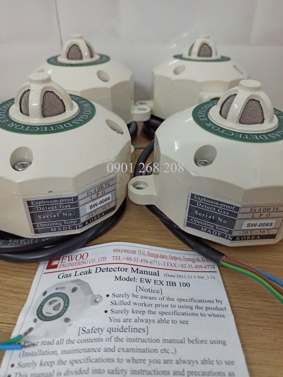 ĐẦU DÒ GAS LPG PHÒNG NỔ EW EX IIB 100 EWOO